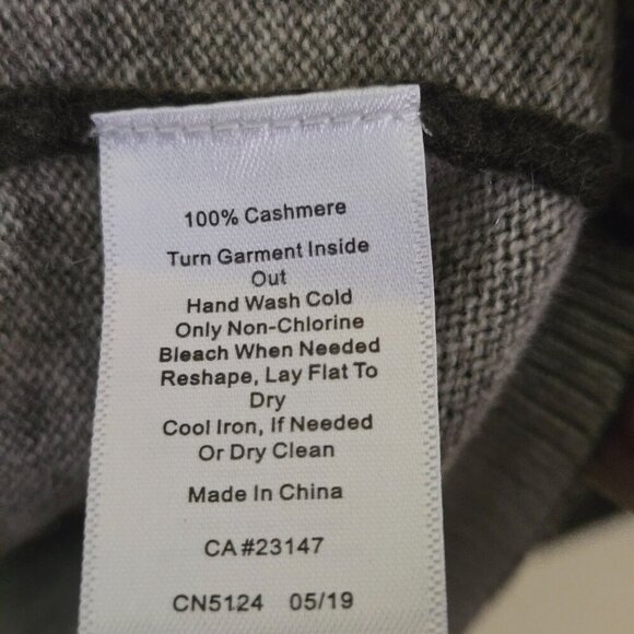 Talbots Cashmere Audry Sweater Paisley 3/4 Sleeve Size Mp - Picture 7 of 7